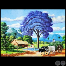 Carreta con Jacarand - Obra de Marcos Villalba